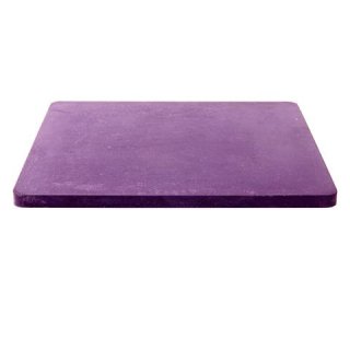 6 x 6 Square Sheet Rubber Polishing Pad - 70 Durometer Hardness - Purple Color