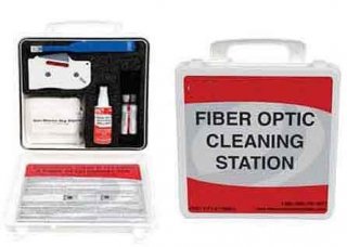 Fiber Optic Cleaning Station,Special Edition Kit with AFL Cleaning tools for 2.5/1.25mm adapters and