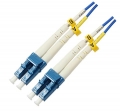 LC-LC duplex 9/125µm Corning ClearCurve single mode bend insensitive fiber optic patch cable