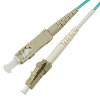 LC-SC simplex 50/125µm OM3 10Gig laser optimized multimode patch cable