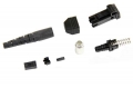 MTRJ Plastic Ferrule 125µm Multimode Connector, 3mm Boot, Female, Molex