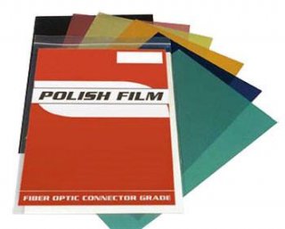 Polish film sold in packs of 25 sheets (Alum. Oxide, Grit 1µm) 9 X 13, Light Green