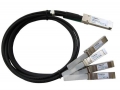 QSFP-4SFP10-01C QSFP 40G to 4 SFP 10G quad fan-out passive copper DAC direct attach cable 1m length