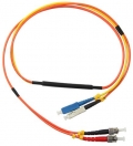 SC-ST 62.5/125µm OM1 Mode Conditioning Patch Cord, SC Single Mode