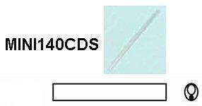 Dia. 2.0mm x 40mm(L) Steel Member Fusion Splice Sleeve - Pack of 50pcs, Clear Color